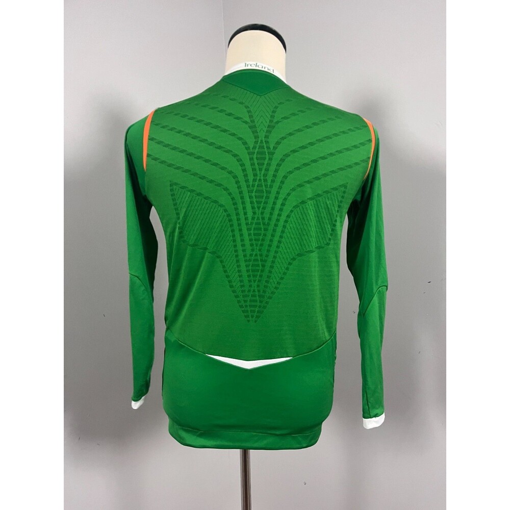 Umbro Ireland Vintage Eircom Long Sleeve Home Soccer Jersey Green Youth XL - Picture 5 of 8